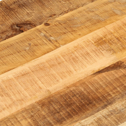 Table Top 120x50x2.5 cm Oval Solid Wood Rough Mango