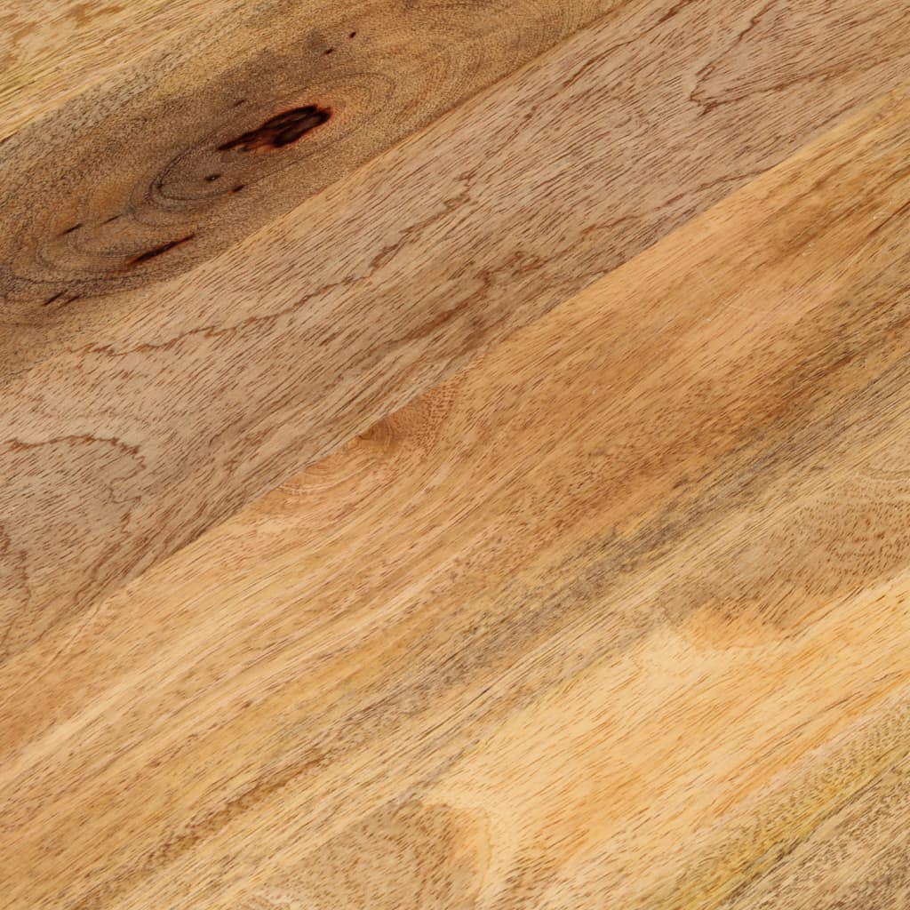 Table Top 110x40x3.8 cm Oval Solid Wood Mango