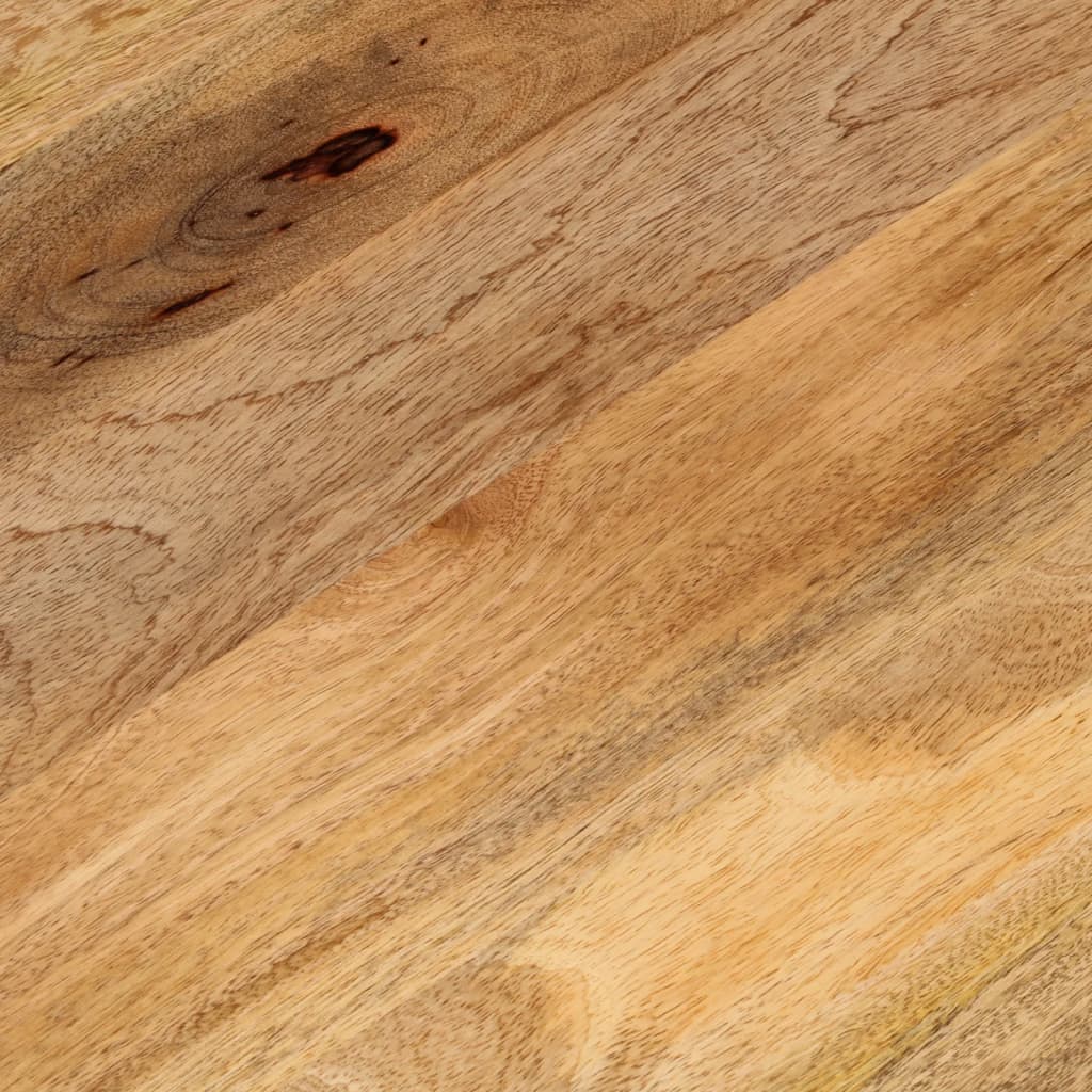 Table Top 140x50x3.8 cm Oval Solid Wood Mango