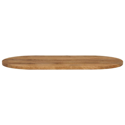 Table Top 110x40x2.5 cm Oval Solid Wood Mango