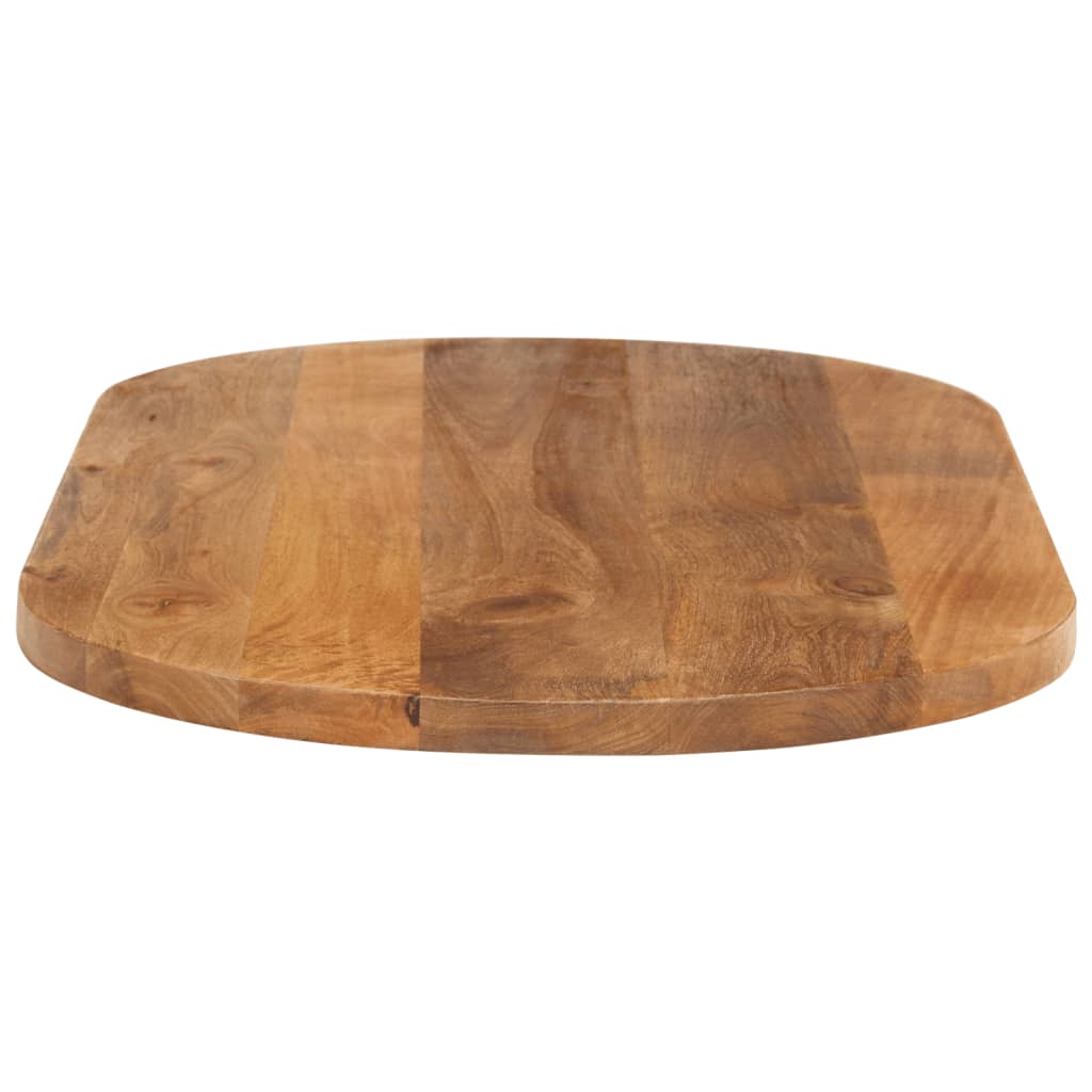 Table Top 80x40x3.8 cm Oval Solid Wood Mango