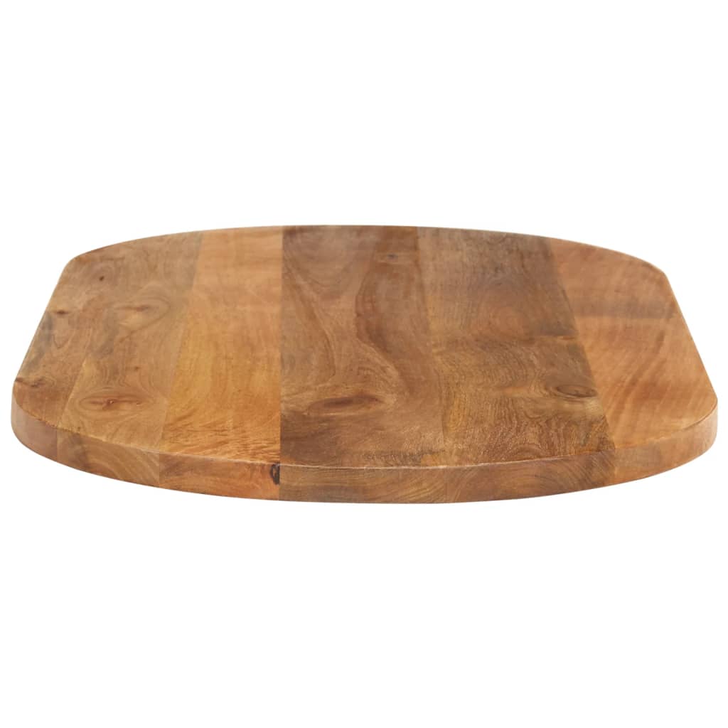 Table Top 90x40x3.8 cm Oval Solid Wood Mango