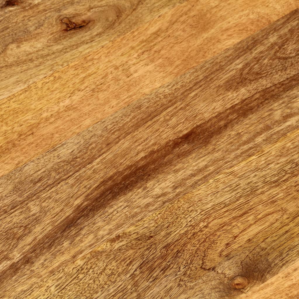 Table Top 100x40x3.8 cm Oval Solid Wood Mango