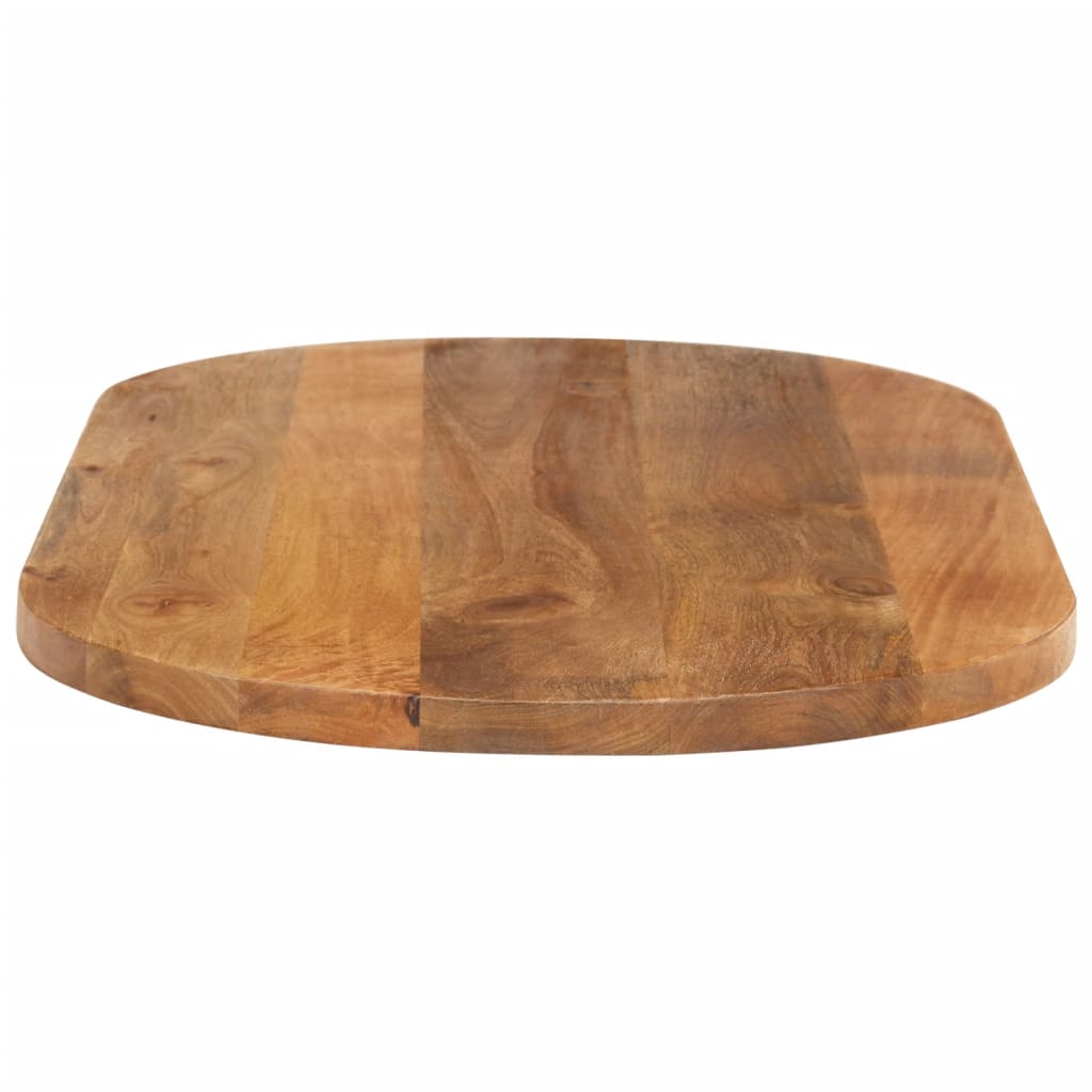 Table Top 120x50x3.8 cm Oval Solid Wood Mango