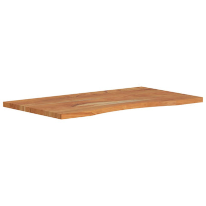 Desk Top 90x50x2.5 cm Rectangular Solid Wood Acacia