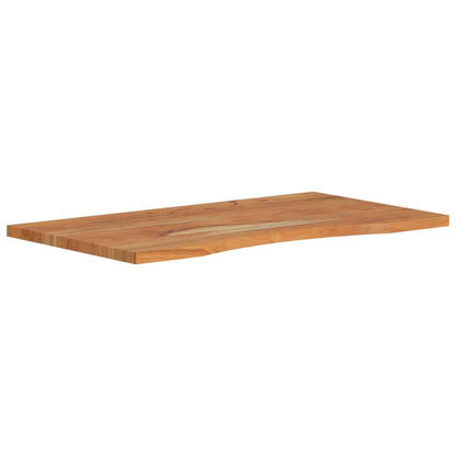 Desk Top 100x50x2.5 cm Rectangular Solid Wood Acacia