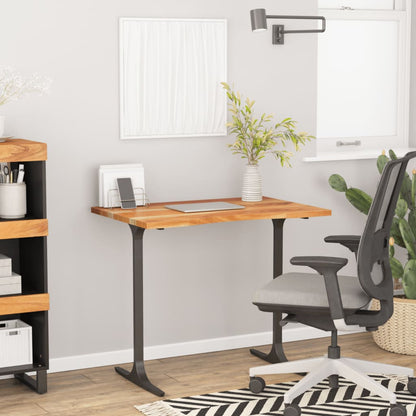 Desk Top 100x50x2.5 cm Rectangular Solid Wood Acacia