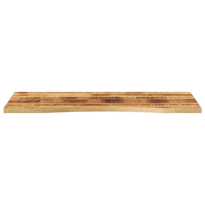 Desk Top with Curve 110x60x2.5 cm Solid Wood Rough Mango