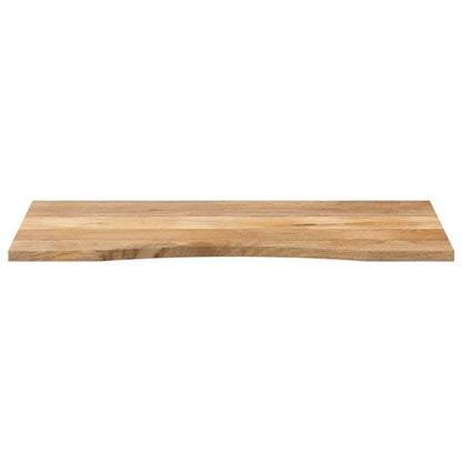 Desk Top with Curve 140x50x2.5 cm Solid Wood Rough Mango