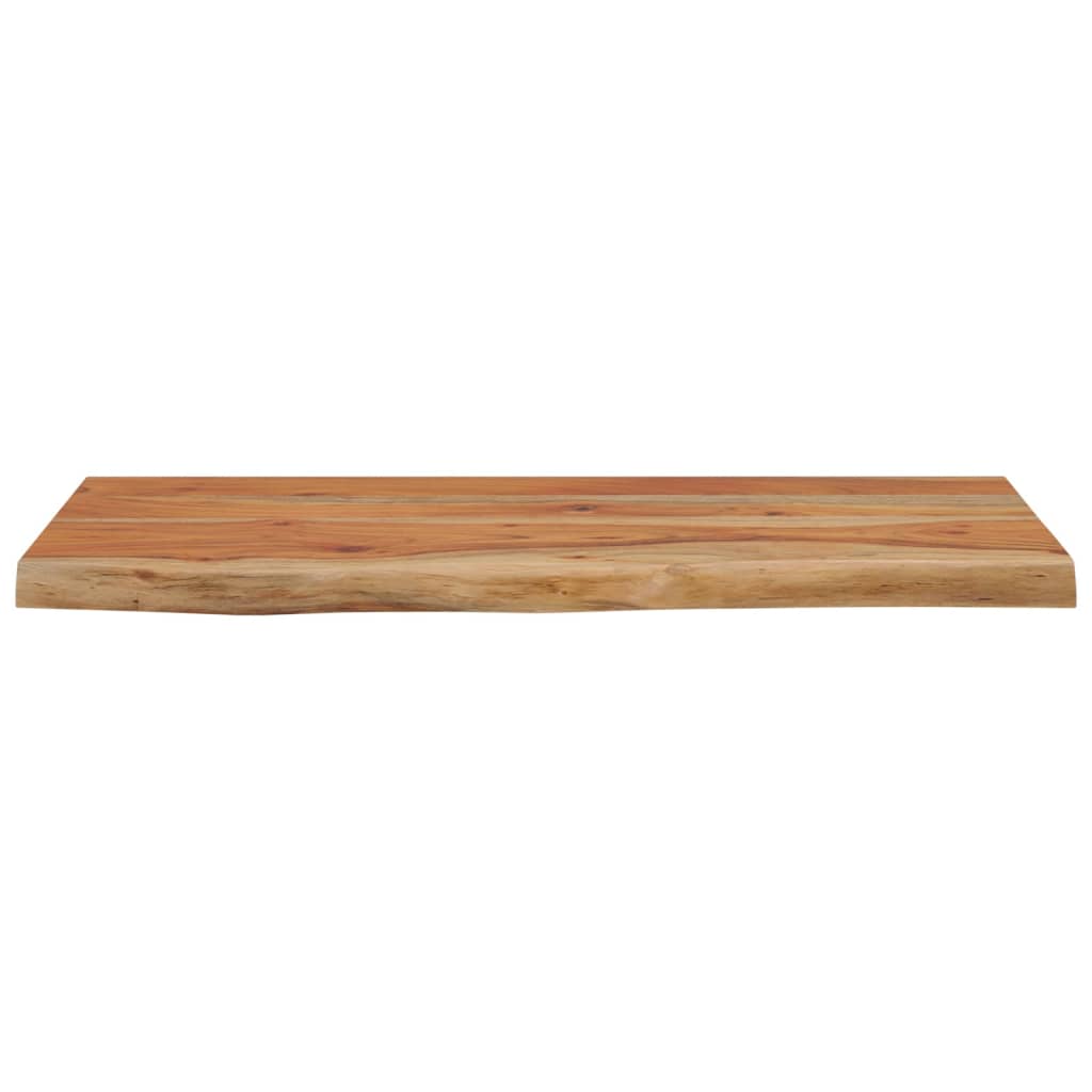 Wall Shelf 60x30x2.5 cm Rectangular Solid Wood Acacia Live Edge