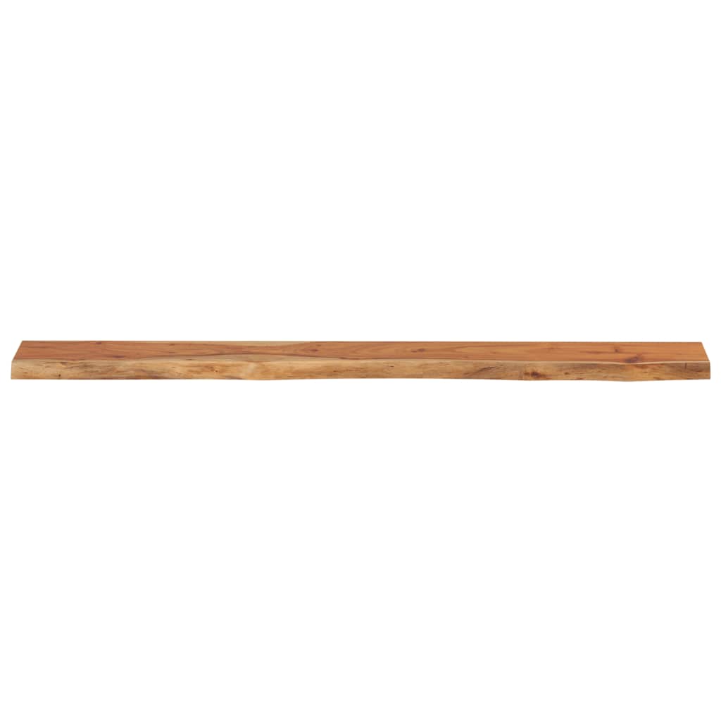 Wall Shelf 180x20x3.8 cm Rectangular Solid Wood Acacia Live Edge