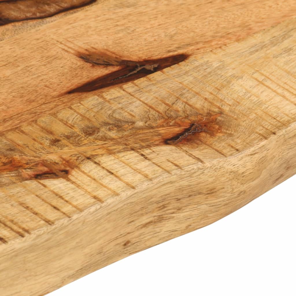 Table Top 40x20x2.5 cm Live Edge Solid Wood Rough Mango