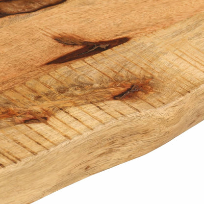Table Top 40x20x2.5 cm Live Edge Solid Wood Rough Mango