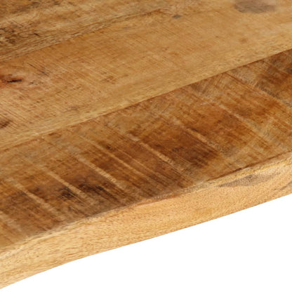 Table Top 70x60x2.5 cm Live Edge Solid Wood Rough Mango
