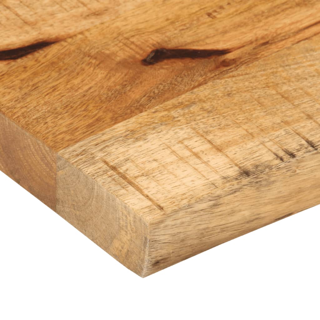 Table Top 40x20x3.8 cm Live Edge Solid Wood Rough Mango
