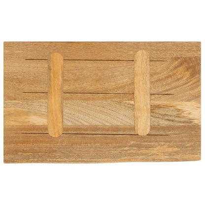 Table Top Live Edge 40x20x2.5 cm Solid Wood Mango