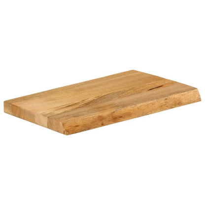 Table Top Live Edge 60x20x2.5 cm Solid Wood Mango