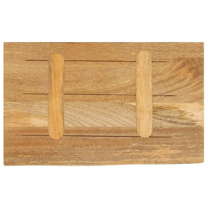 Table Top Live Edge 60x20x2.5 cm Solid Wood Mango