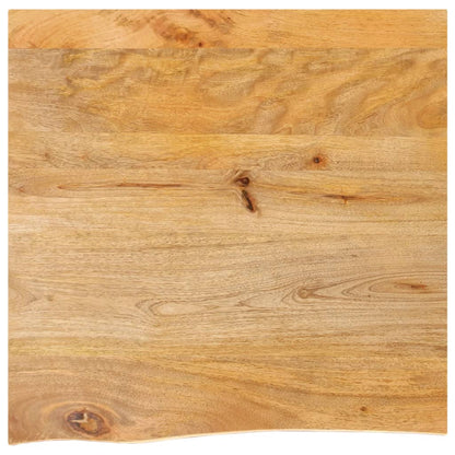 Table Top Live Edge 40x40x2.5 cm Solid Wood Mango