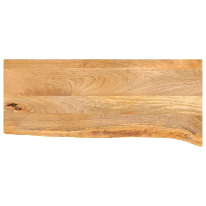 Table Top Live Edge 90x40x2,5 cm Solid Wood Mango