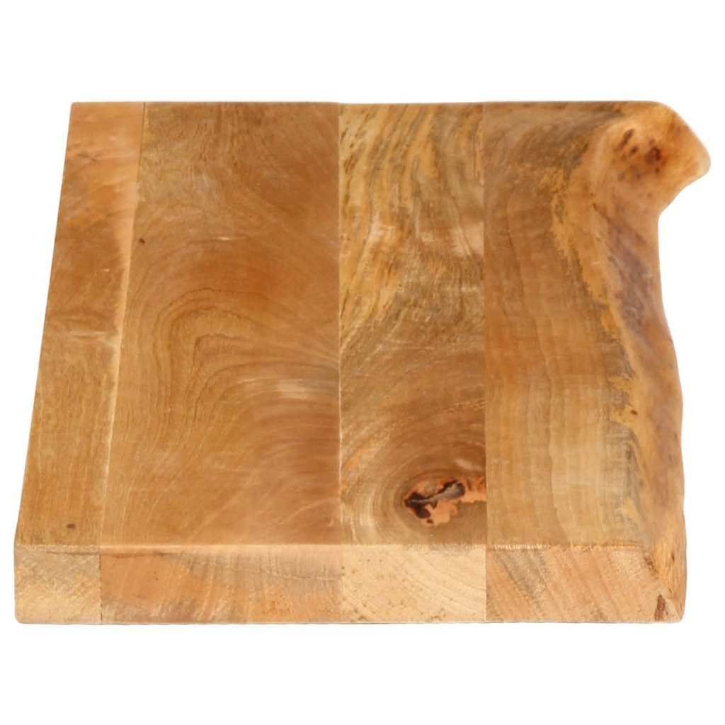 Table Top Live Edge 90x40x2,5 cm Solid Wood Mango