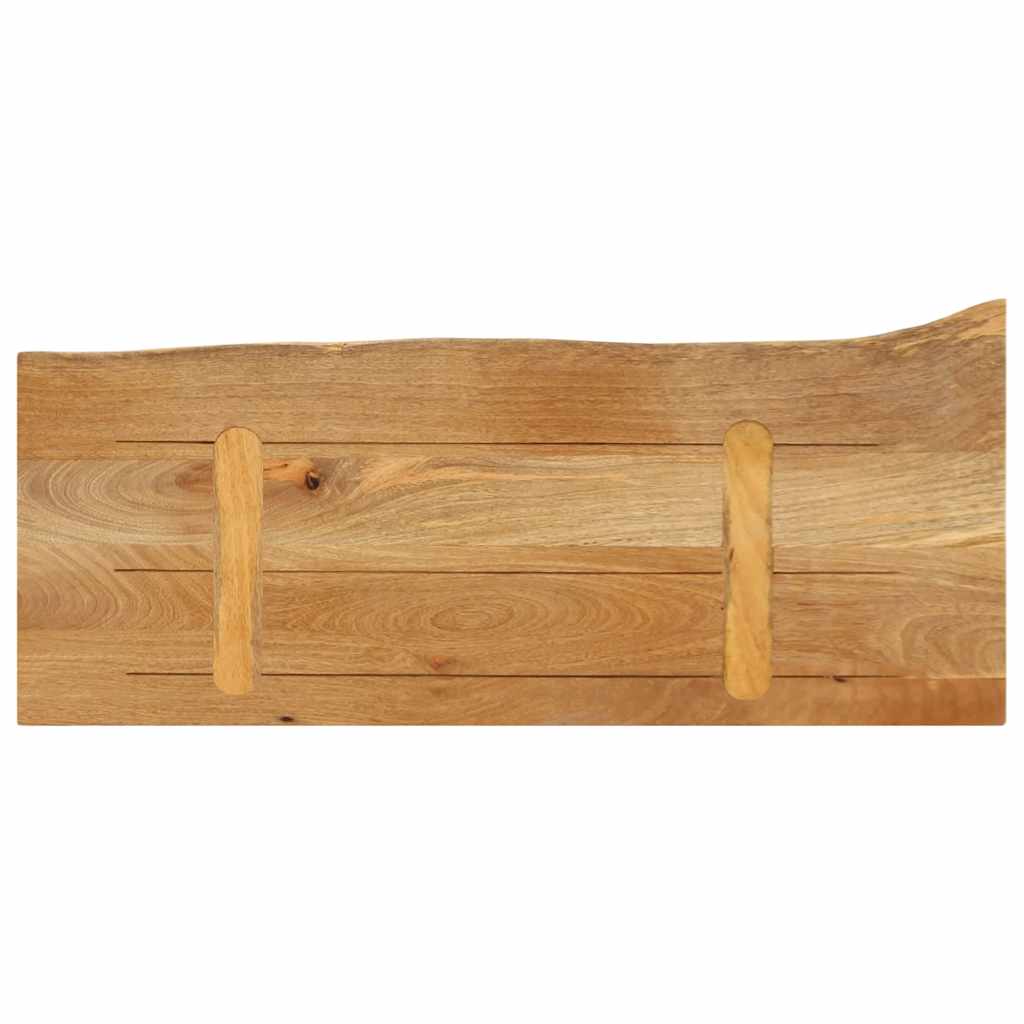 Table Top Live Edge 90x40x2,5 cm Solid Wood Mango