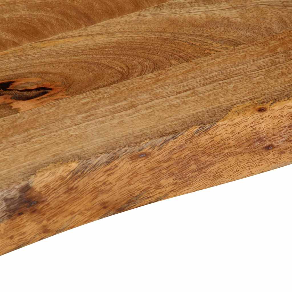 Table Top Live Edge 90x40x2,5 cm Solid Wood Mango