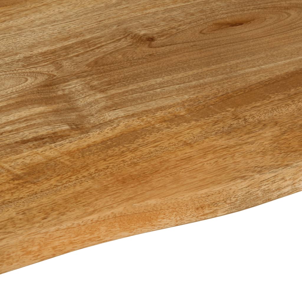 Table Top Live Edge 60x60x2.5 cm Solid Wood Mango