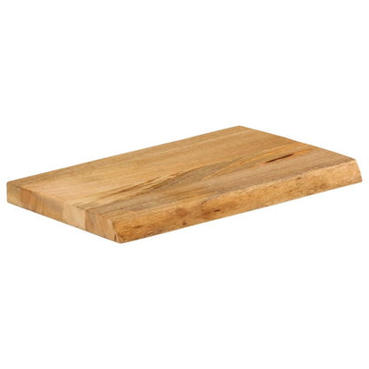 Table Top Live Edge 50x40x3.8 cm Solid Wood Mango