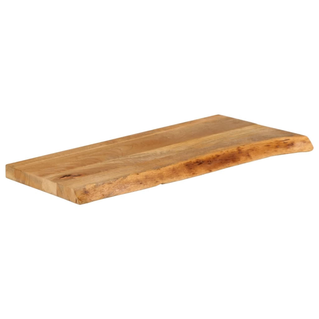 Table Top Live Edge 70x40x3.8 cm Solid Wood Mango