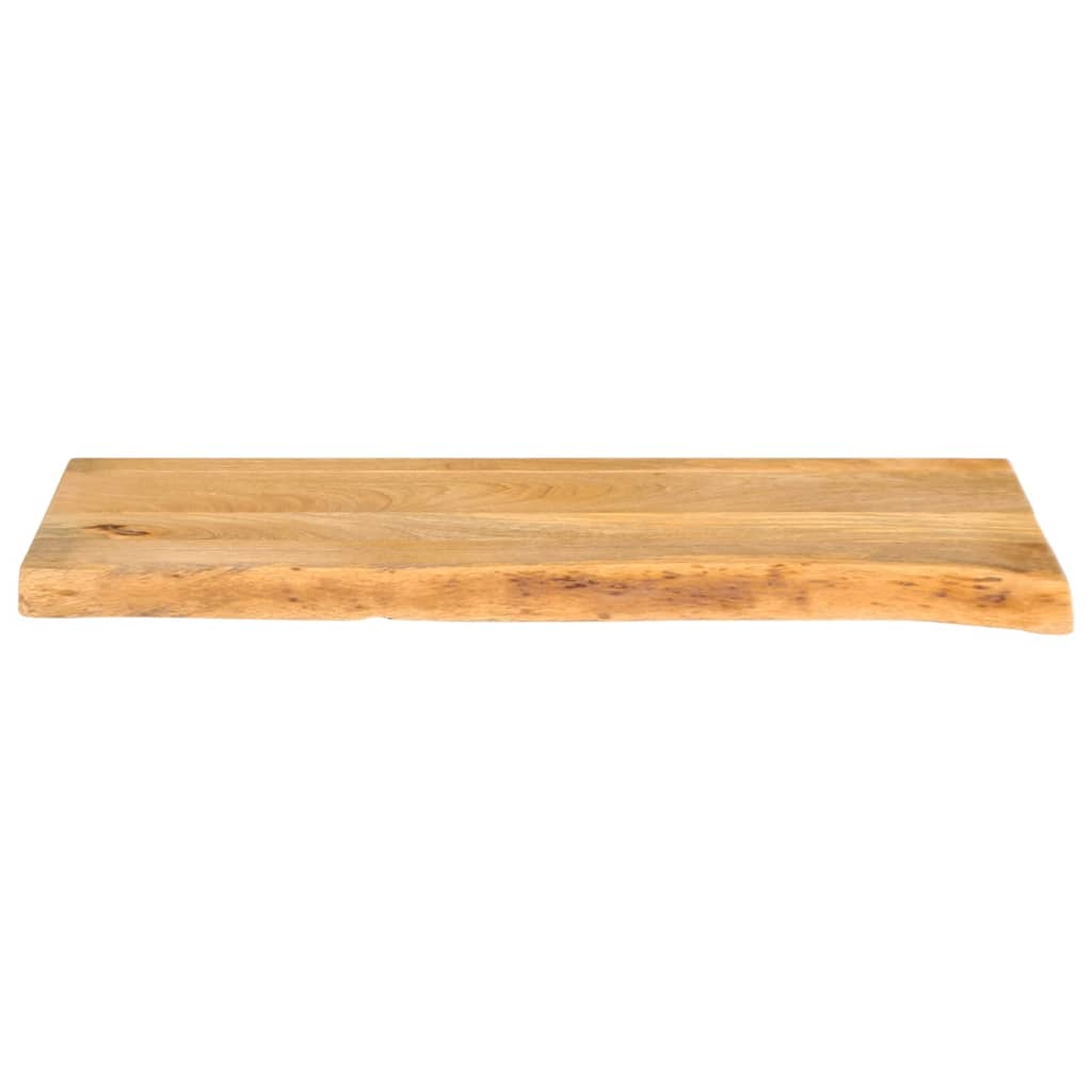 Table Top Live Edge 80x40x3.8 cm Solid Wood Mango