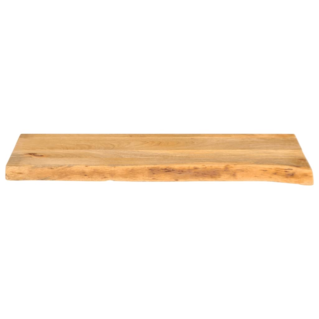 Table Top Live Edge 90x40x3.8 cm Solid Wood Mango