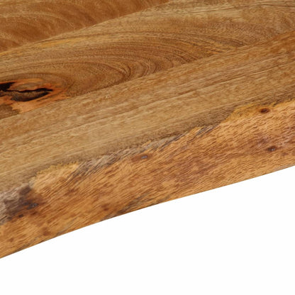 Table Top Live Edge 90x40x3.8 cm Solid Wood Mango