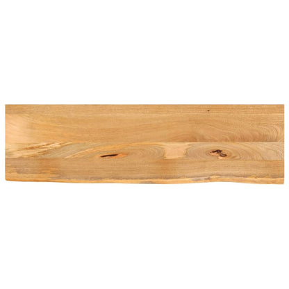 Table Top Live Edge 120x40x3.8 cm Solid Wood Mango
