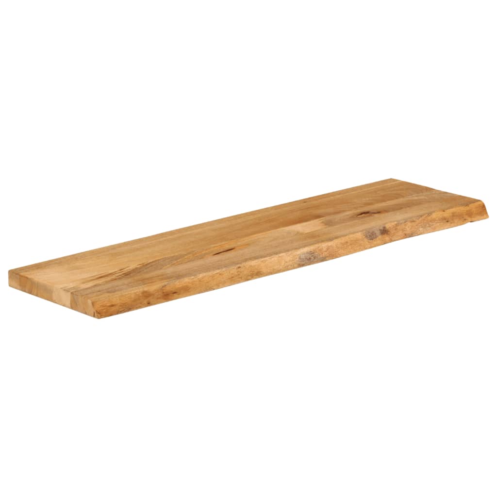Table Top Live Edge 120x40x3.8 cm Solid Wood Mango