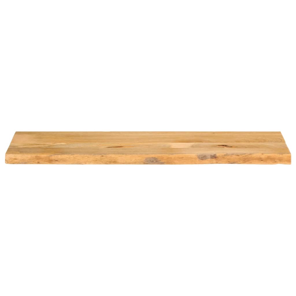 Table Top Live Edge 120x40x3.8 cm Solid Wood Mango