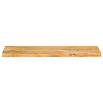 Table Top Live Edge 120x40x3.8 cm Solid Wood Mango