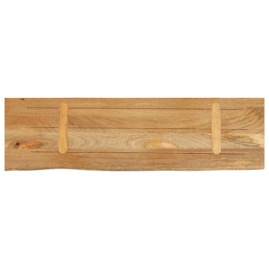 Table Top Live Edge 120x40x3.8 cm Solid Wood Mango