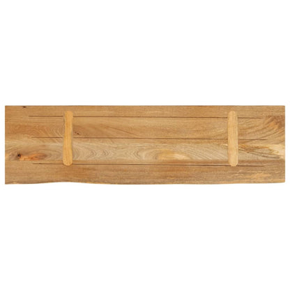 Table Top Live Edge 120x40x3.8 cm Solid Wood Mango