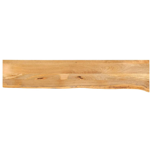 Table Top Live Edge 140x40x3,8 cm Solid Wood Mango