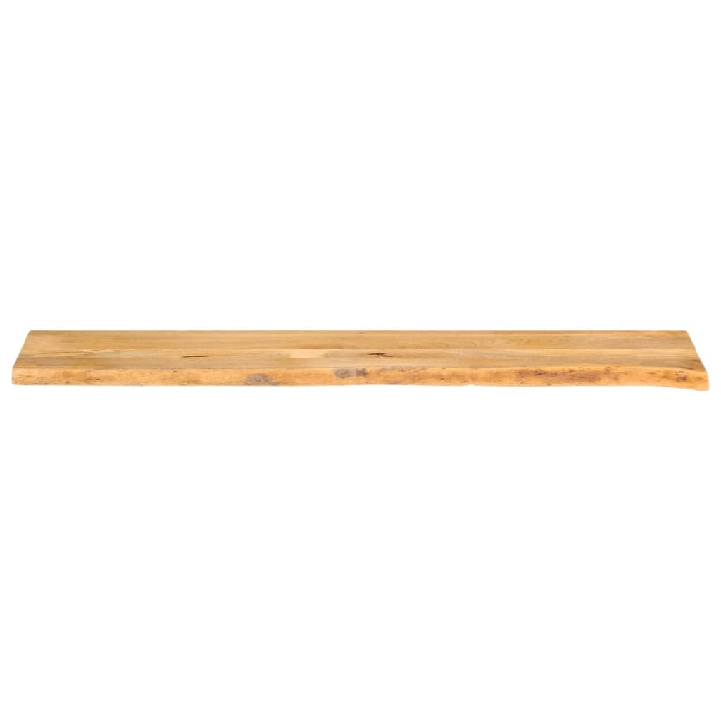 Table Top Live Edge 160x40x3.8 cm Solid Wood Mango