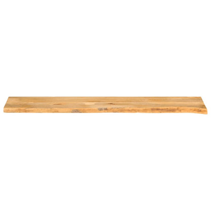 Table Top Live Edge 180x40x3.8 cm Solid Wood Mango