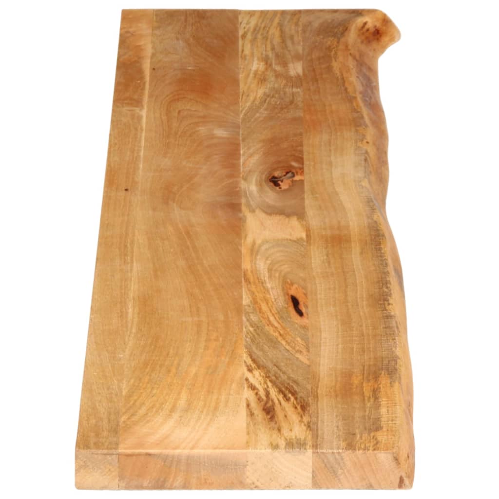 Table Top Live Edge 180x40x3.8 cm Solid Wood Mango