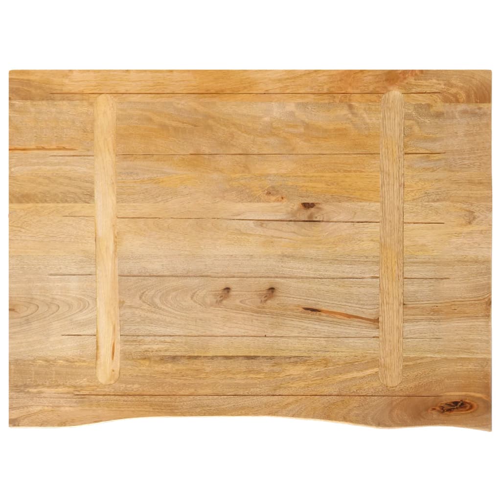 Table Top Live Edge 70x60x3.8 cm Solid Wood Mango