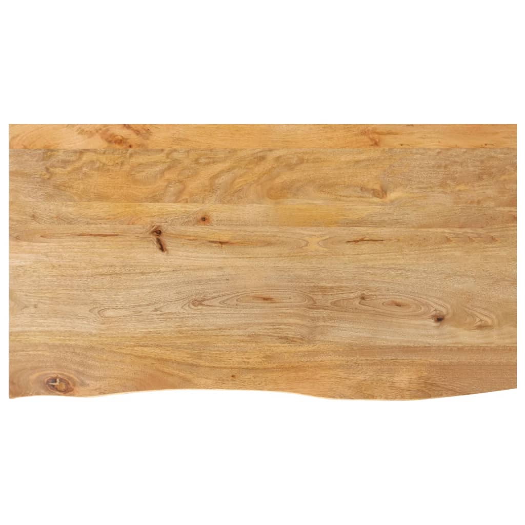 Table Top Live Edge 120x60x3.8 cm Solid Wood Mango