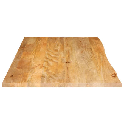 Table Top Live Edge 120x60x3.8 cm Solid Wood Mango