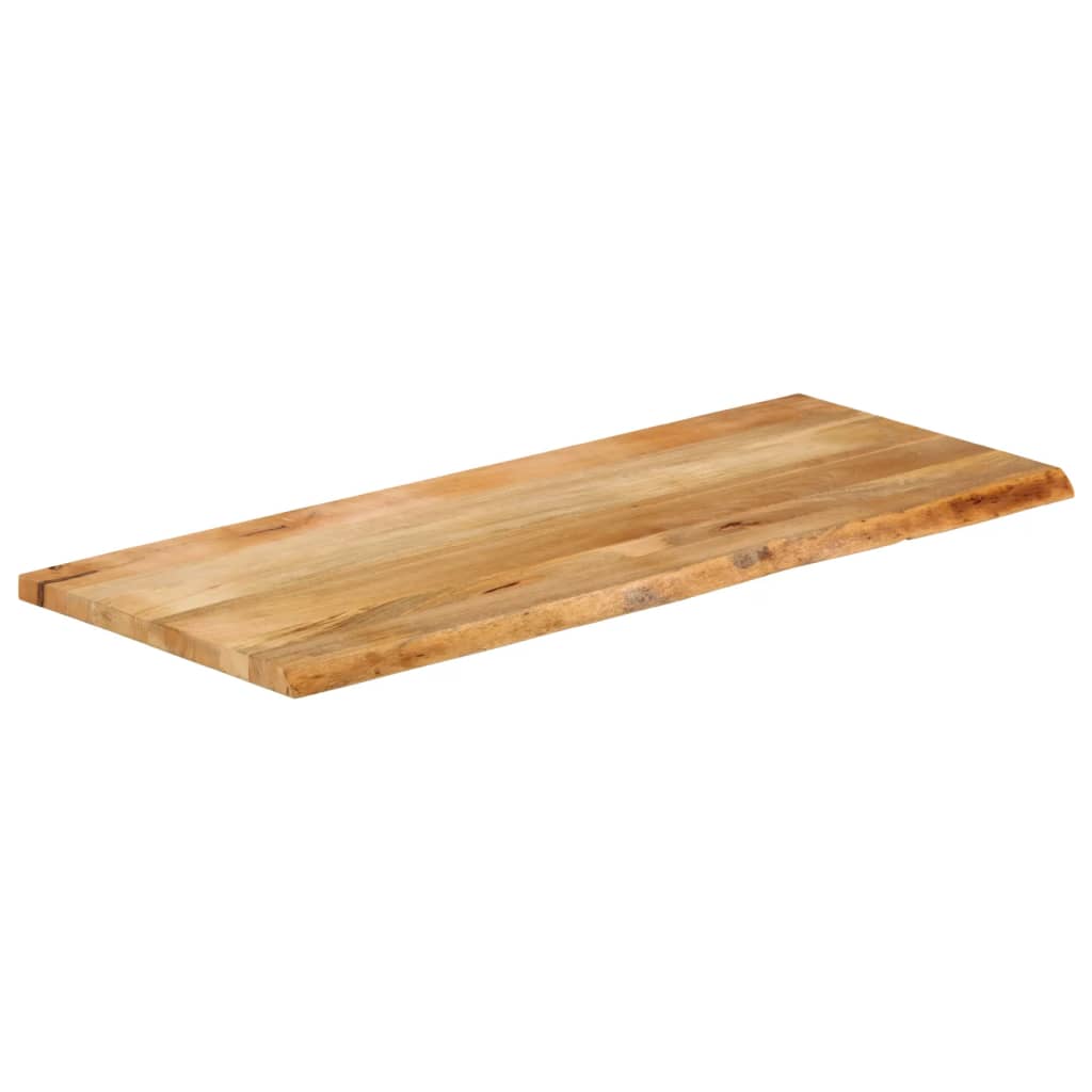 Table Top Live Edge 140x60x3.8 cm Solid Wood Mango