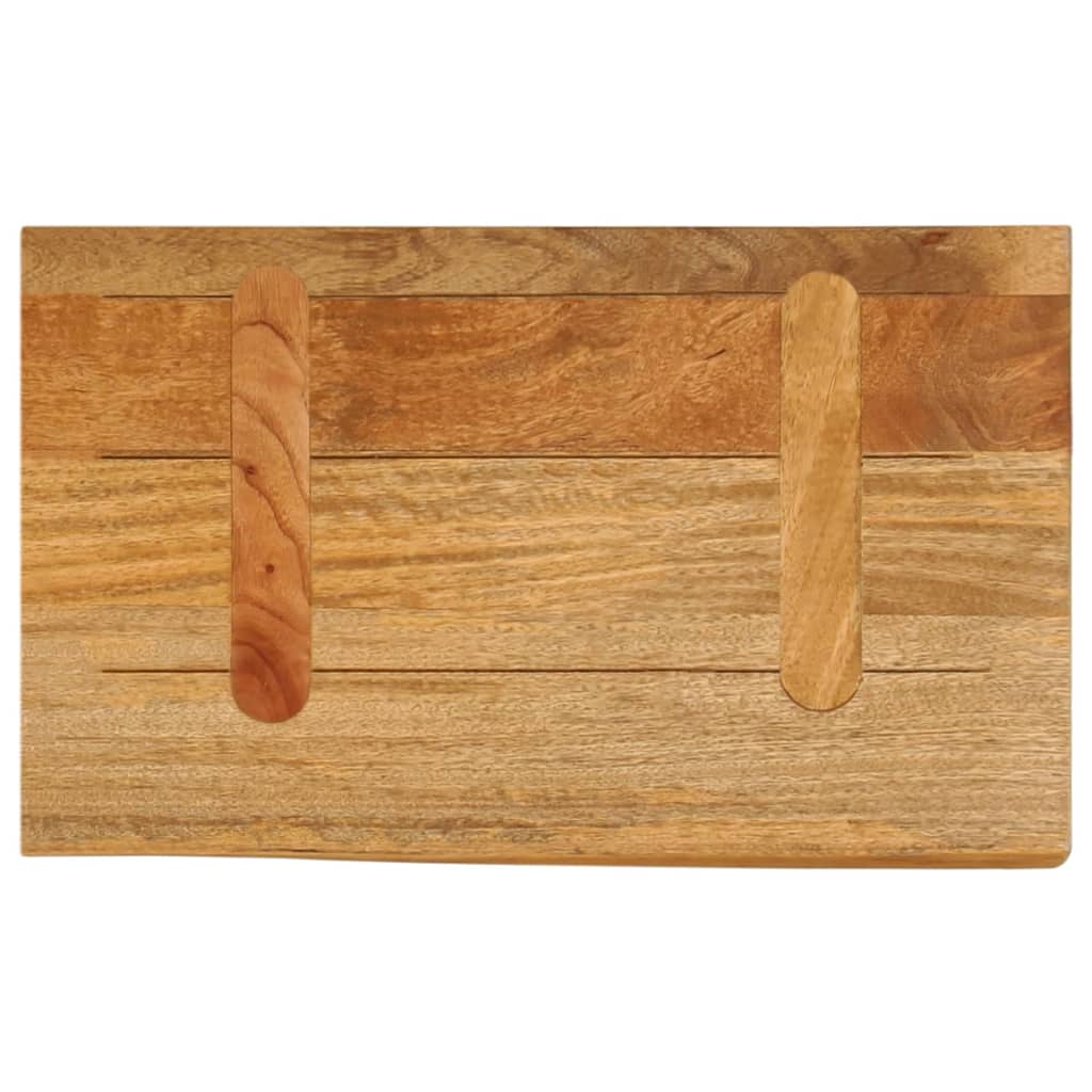 Table Top Live Edge 60x20x2.5 cm Solid Wood Mango