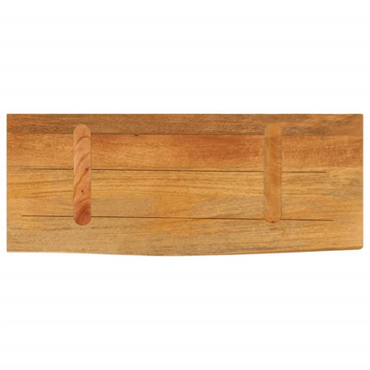 Table Top Live Edge 80x20x2.5 cm Solid Wood Mango