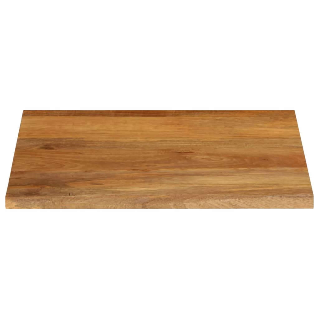 Table Top Live Edge 40x40x2.5 cm Solid Wood Mango